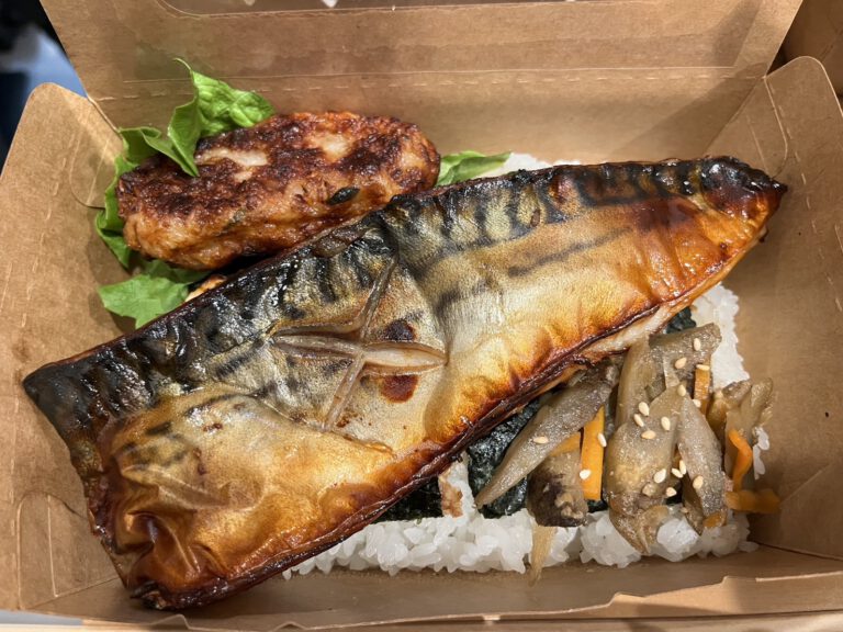 贅沢さばのり弁